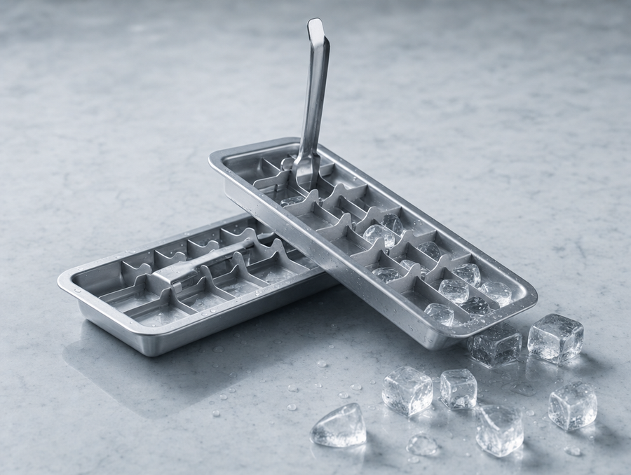 Fjord 001 2-pack stainless steel ice trays